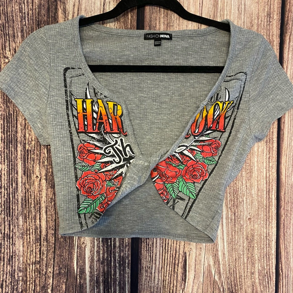 Crop top from fashion nova